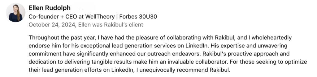 linkedin lead generation services