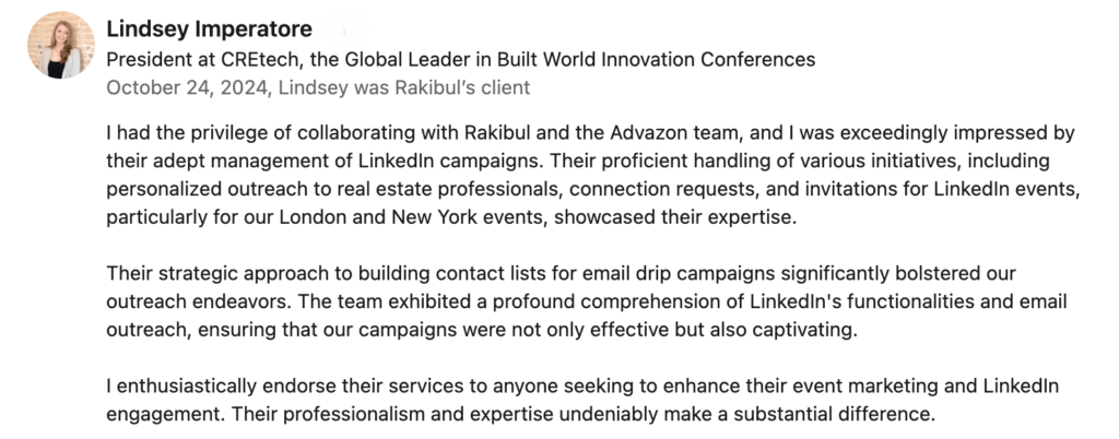 LinkedIn lead generation agency